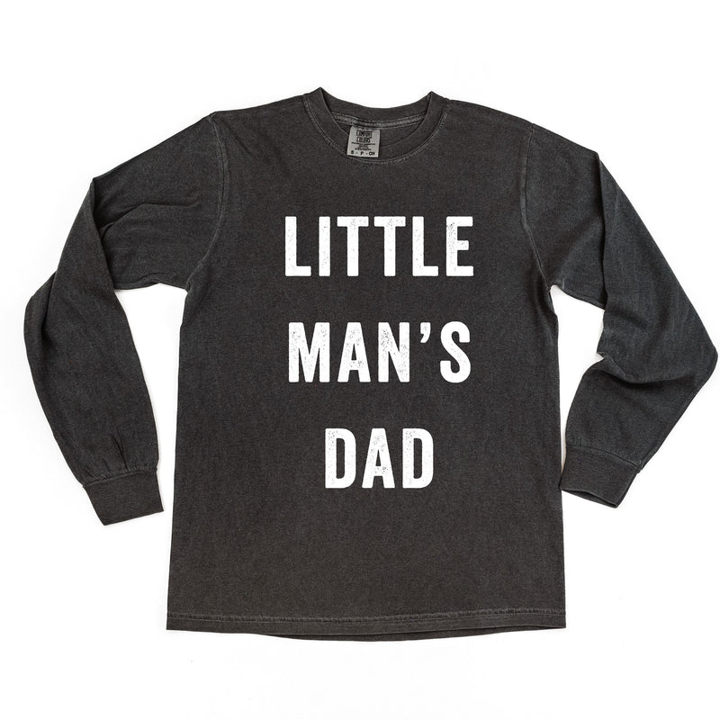 Little Man's Dad - LONG SLEEVE Comfort Colors Tee