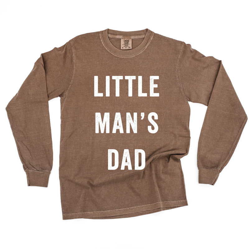 Little Man's Dad - LONG SLEEVE Comfort Colors Tee