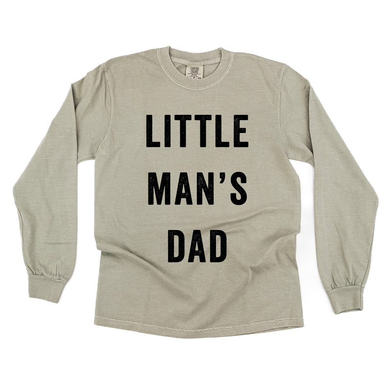 Little Man's Dad - LONG SLEEVE Comfort Colors Tee