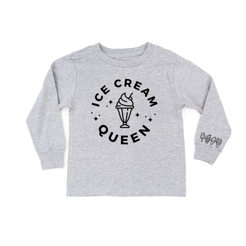 Ice Cream Queen - (Full Size) - Ice Cream Wrist Detail - Child Long Sleeve Tee