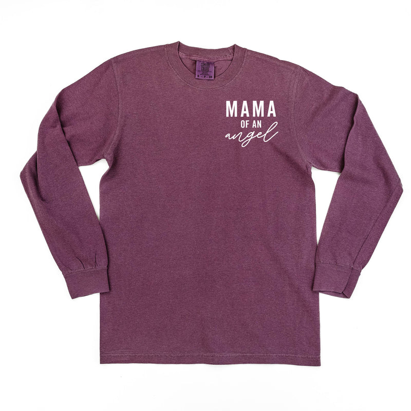 Mama/Mom of Angel(s) - Long Sleeve Comfort Colors Tee