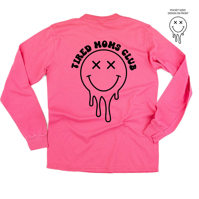 Melting Motherhood - TIRED MOMS CLUB - (w/ Melty X) - LONG SLEEVE COMFORT COLORS TEE
