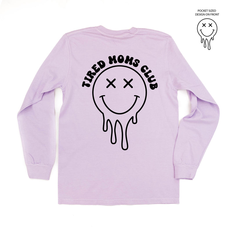Melting Motherhood - TIRED MOMS CLUB - (w/ Melty X) - LONG SLEEVE COMFORT COLORS TEE
