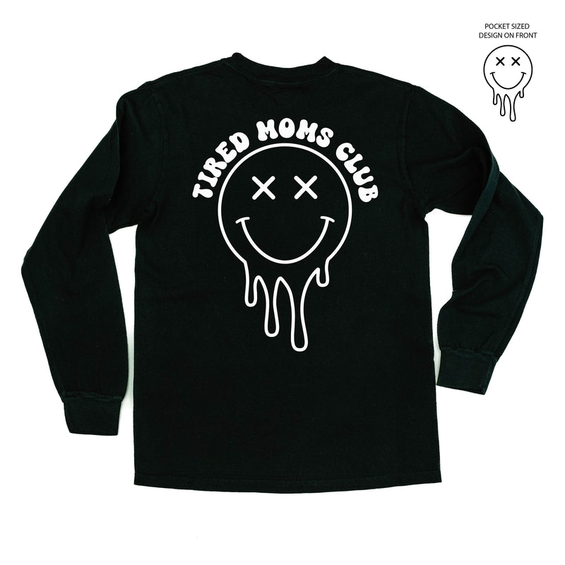 Melting Motherhood - TIRED MOMS CLUB - (w/ Melty X) - LONG SLEEVE COMFORT COLORS TEE