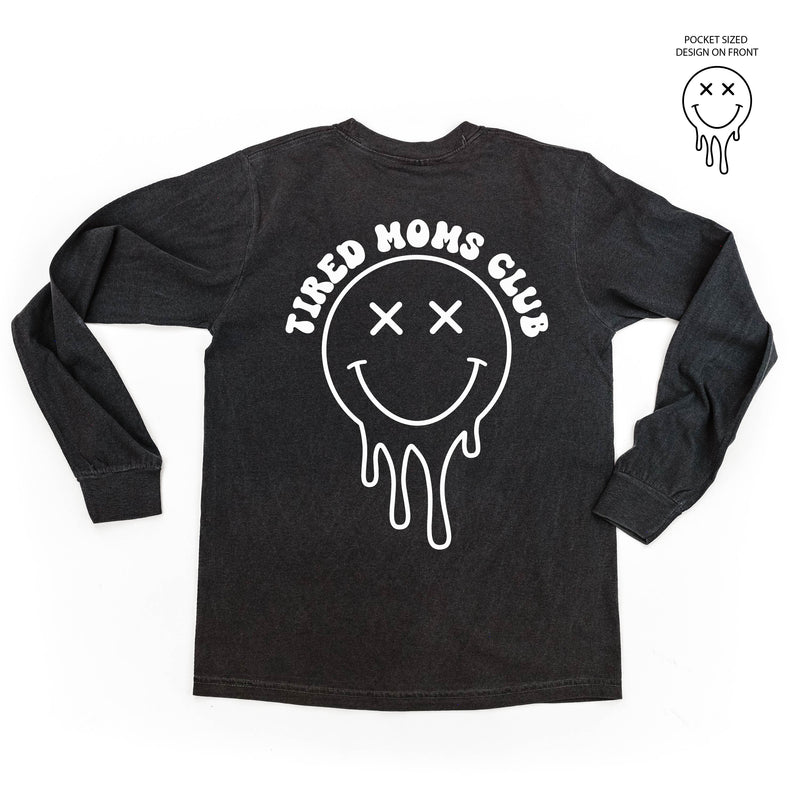 Melting Motherhood - TIRED MOMS CLUB - (w/ Melty X) - LONG SLEEVE COMFORT COLORS TEE