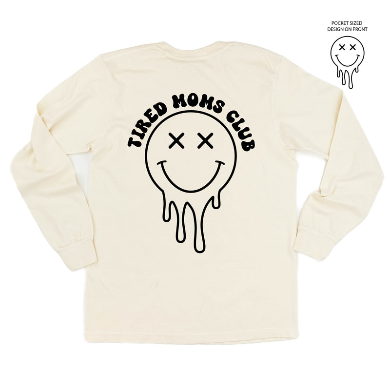 Melting Motherhood - TIRED MOMS CLUB - (w/ Melty X) - LONG SLEEVE COMFORT COLORS TEE