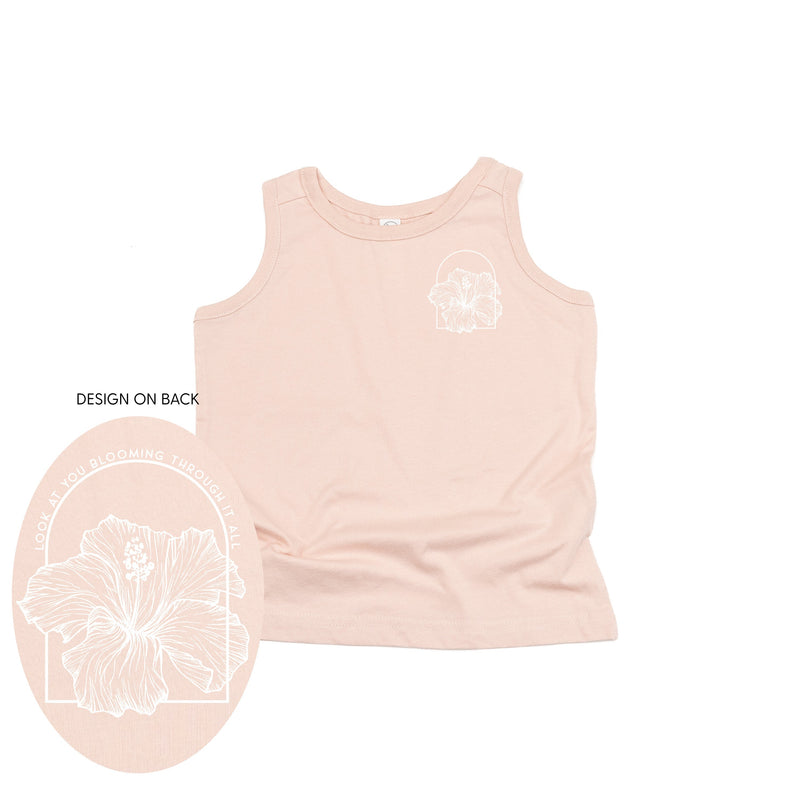Look At You Blooming Through It All (pf&b) - Child TANK