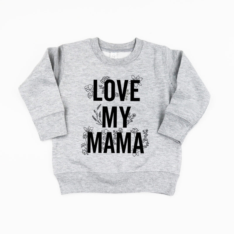 Love My Mama - Floral - Child Sweater