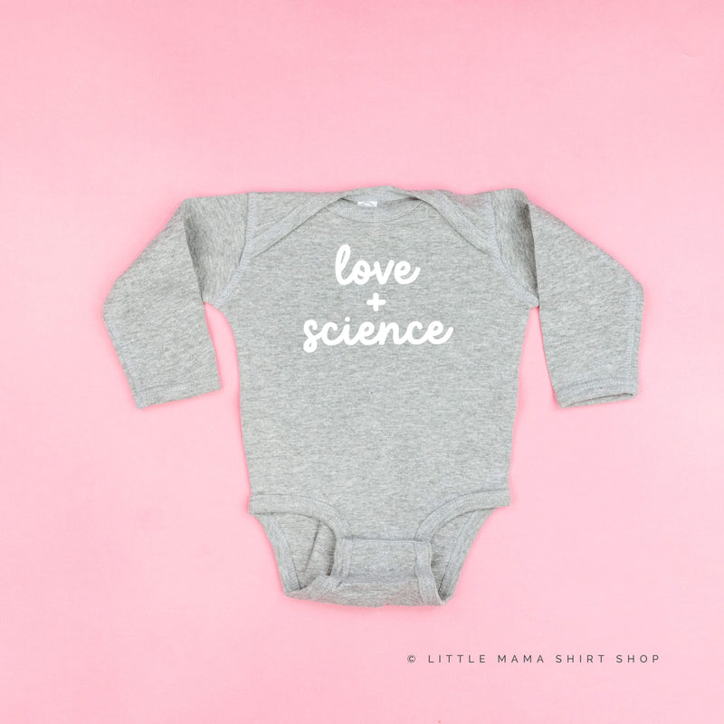LOVE + SCIENCE - Long Sleeve Child Shirt