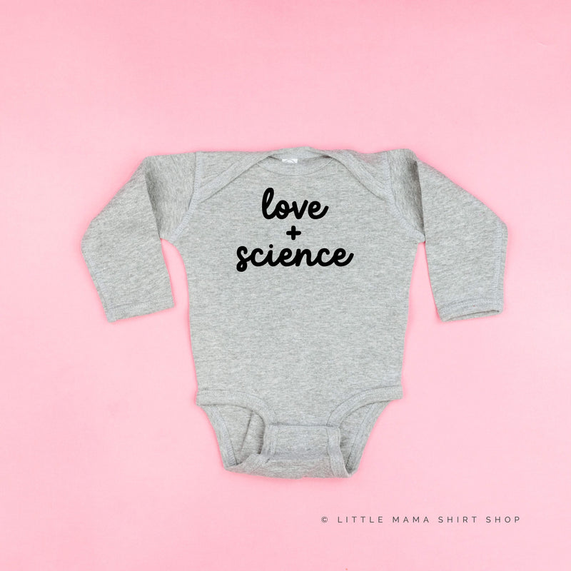 LOVE + SCIENCE - Long Sleeve Child Shirt
