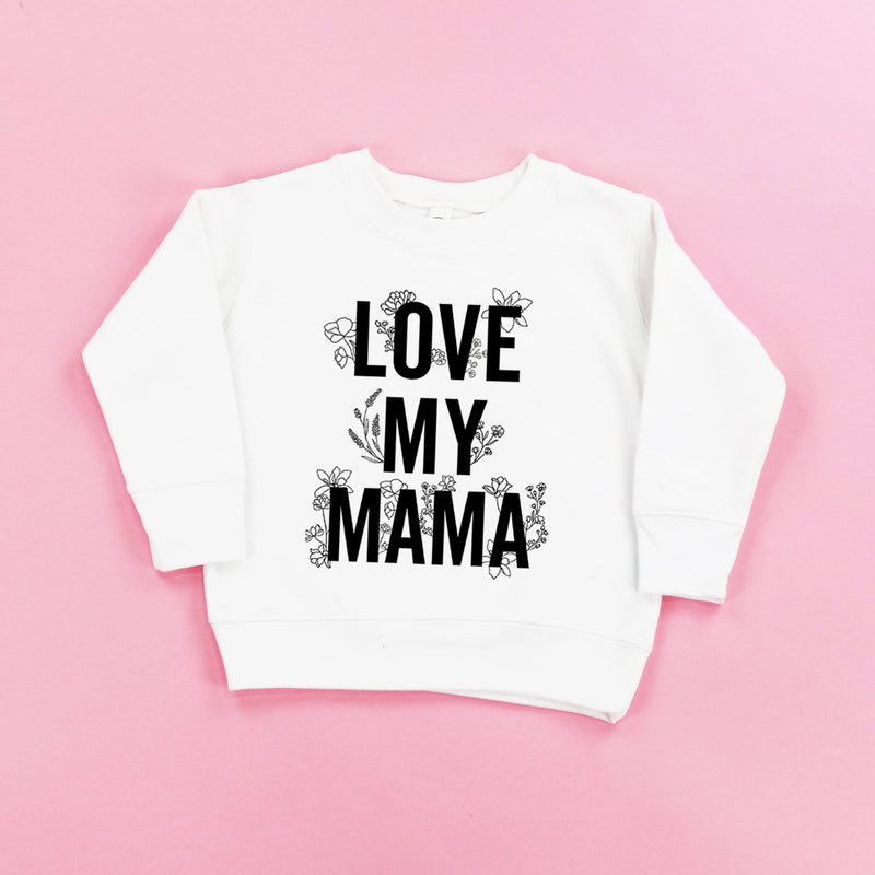 Love My Mama - Floral - Child Sweater