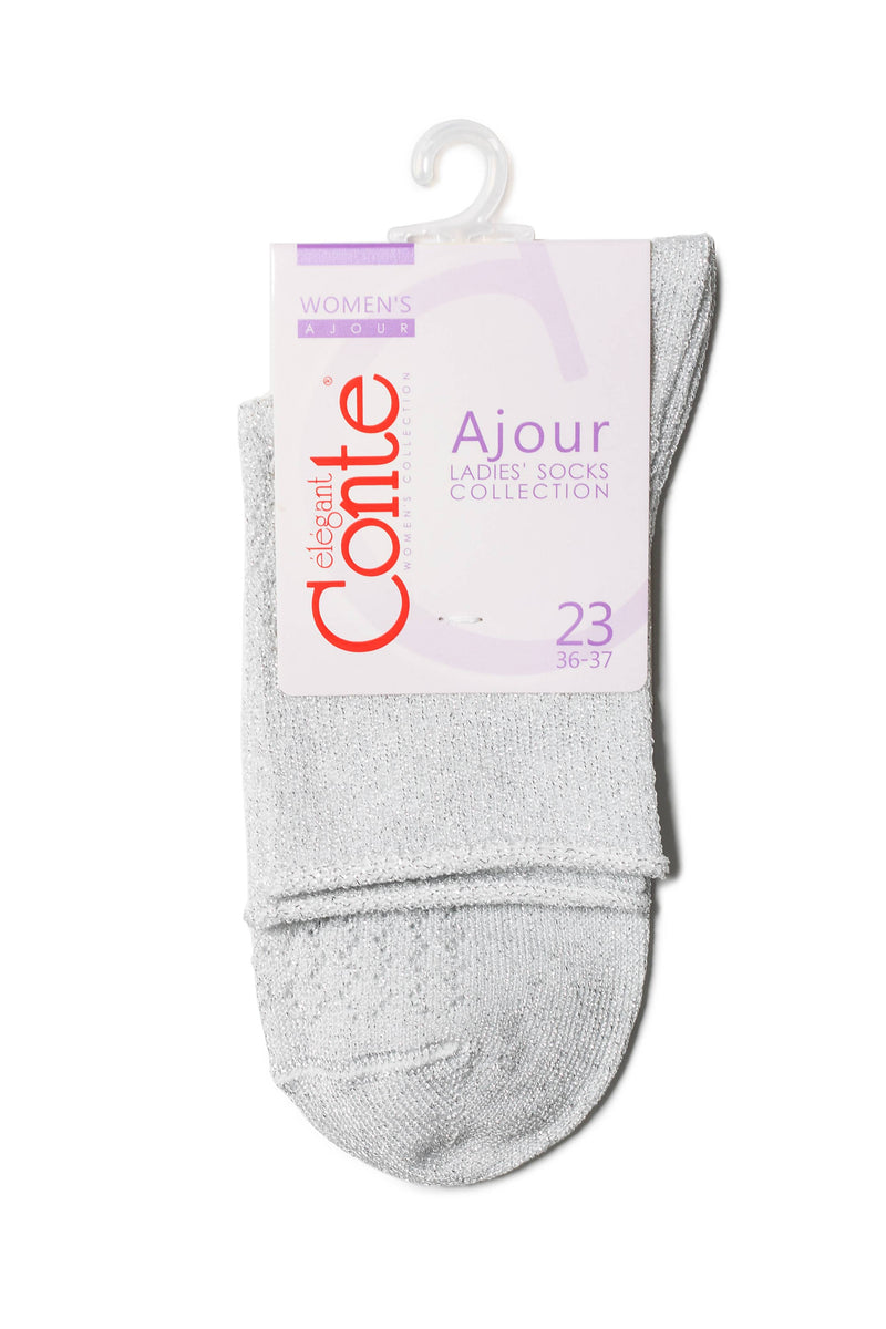Conte Socks Ajour - 180 Made of Viscose With Lurex