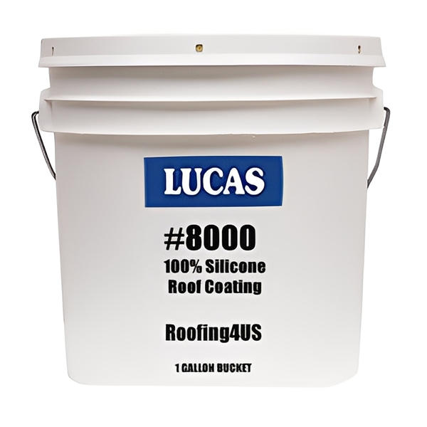 Lucas Silicone Roof Coating #8000 - High Solids - Full Range