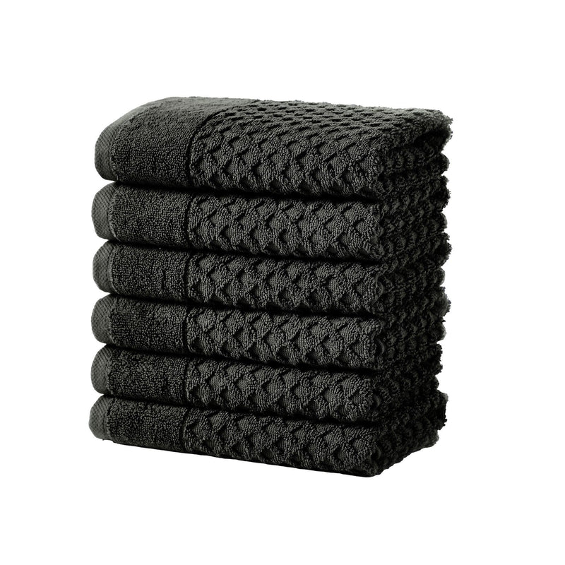 Cotton Diamond Waffle Weave Bath Towel Set - Grayson Collection