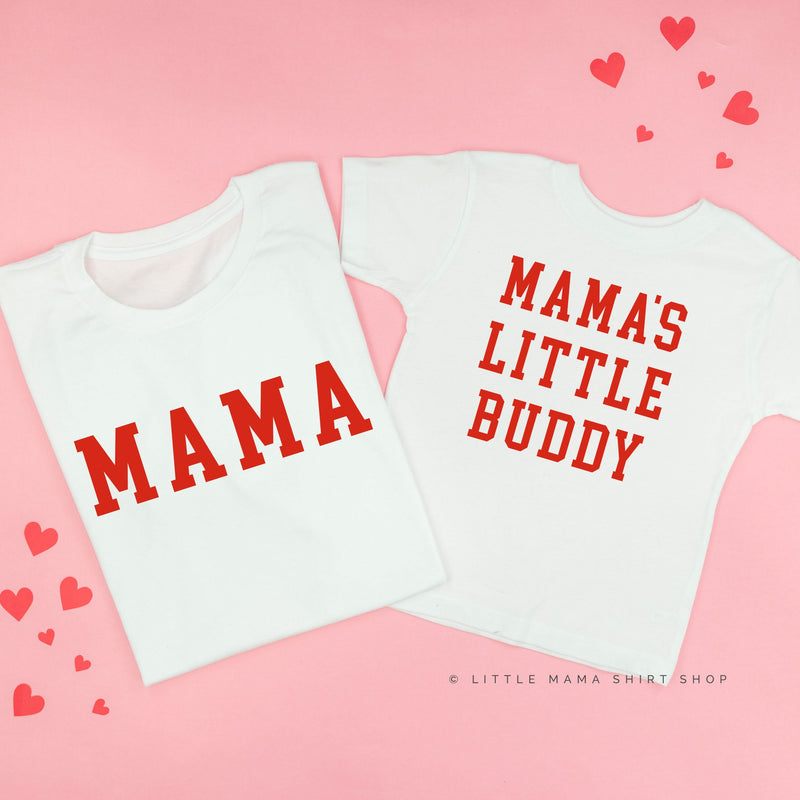 Mama - Varsity / Mama's Little Buddy - Set of 2 Tees
