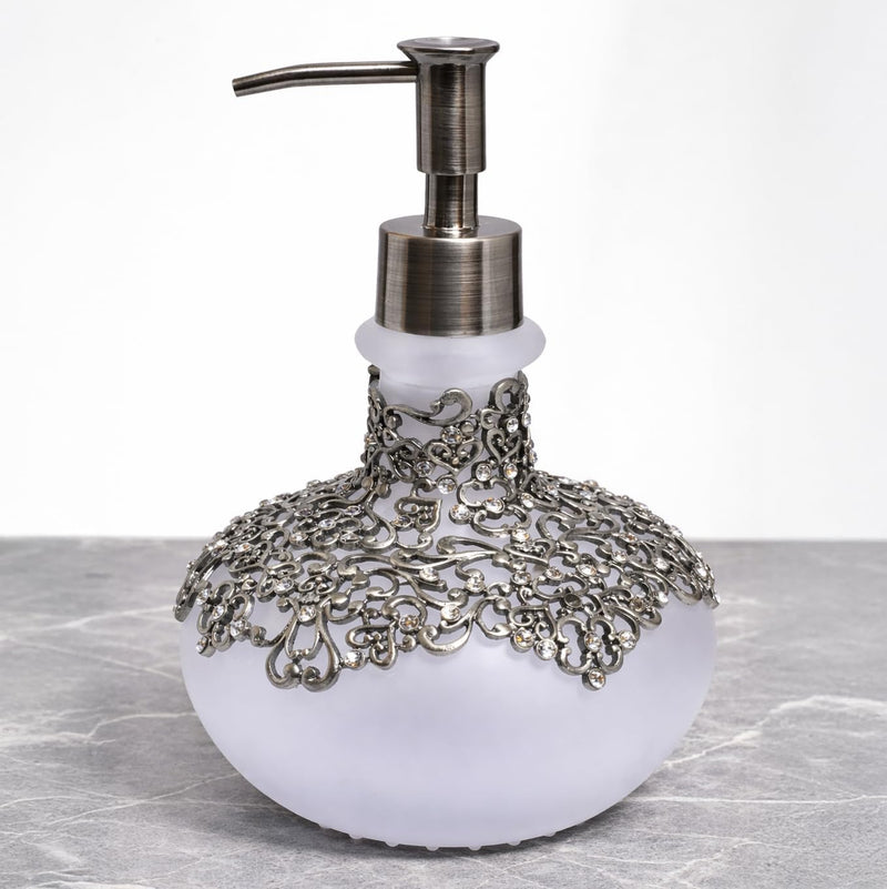 Elegant Haven – Modern Decorative Bathroom Accessory Handmade Soap Dispenser, Gift for Mom