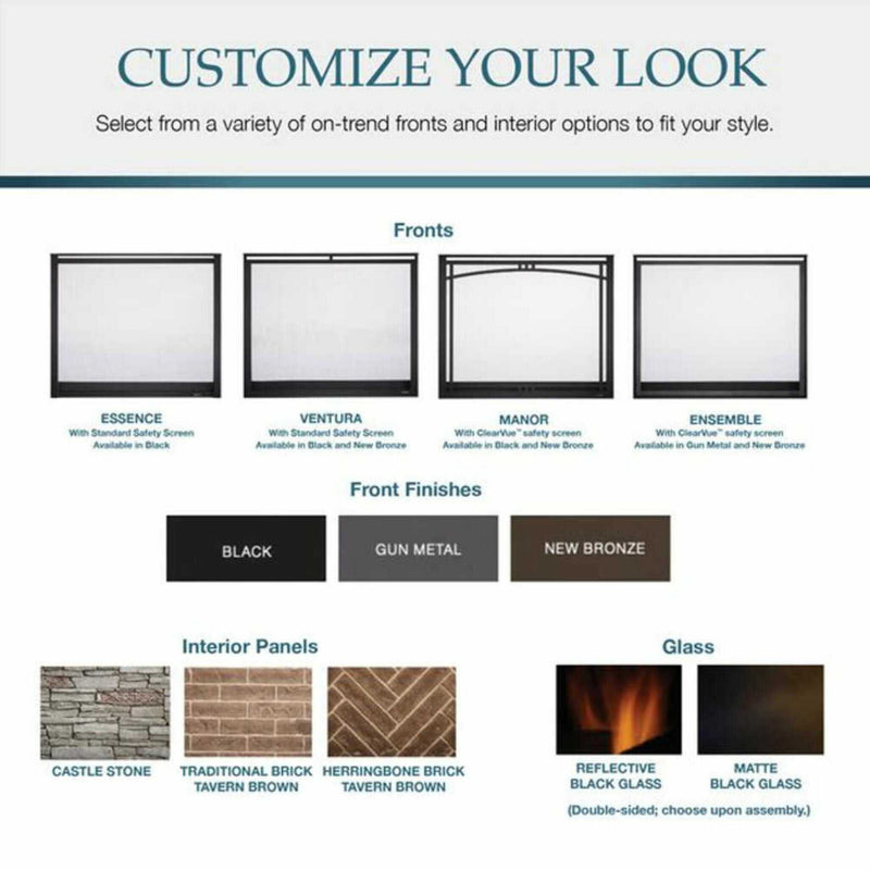 Majestic Meridian 36" Direct Vent Fireplace [MER36N/L] (SAK36135)