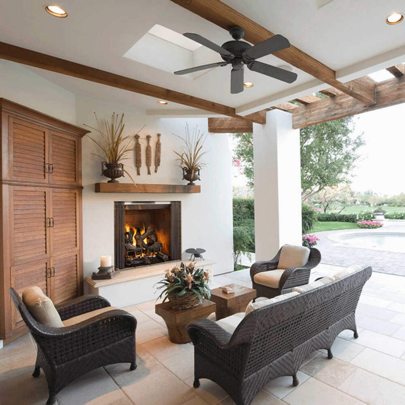 Majestic Castlewood 42" Outdoor Wood Burning Fireplace [ODCASTLEWD-42-B] (SAK32468)