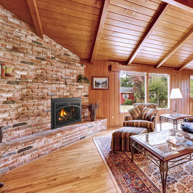 Majestic Meridian 36" Platinum Natural Gas Fireplace [MER36PN] (SAK43751)