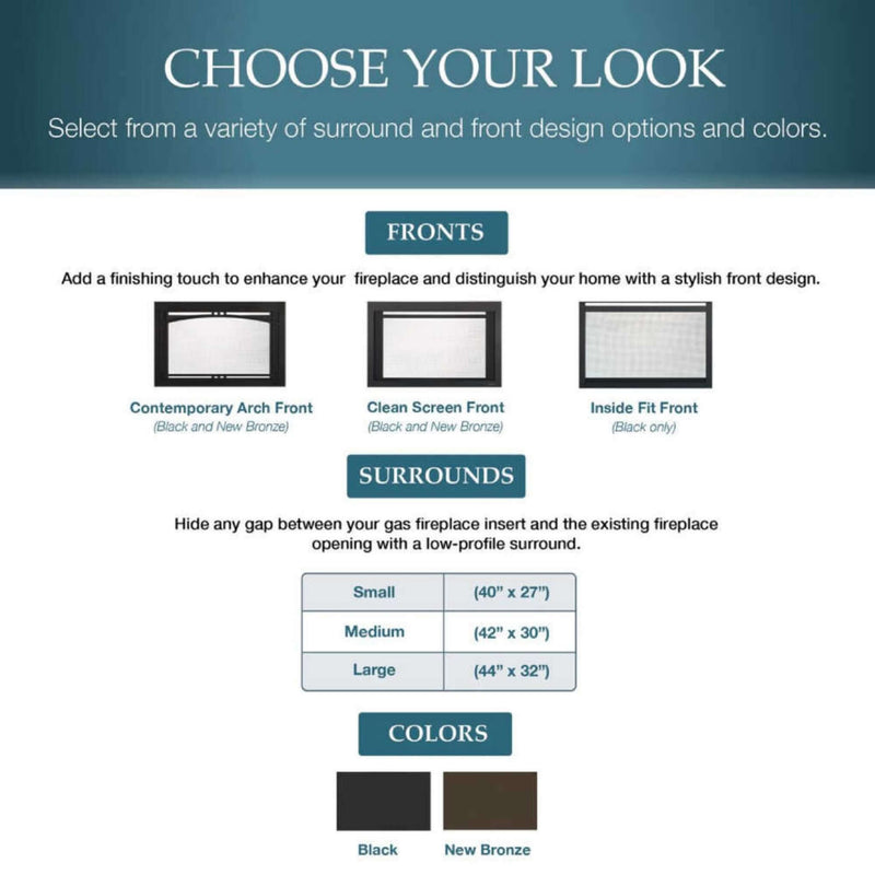 Majestic Jasper 30" Direct Vent Natural Gas Insert [JASPER30IN] (SAK21396)