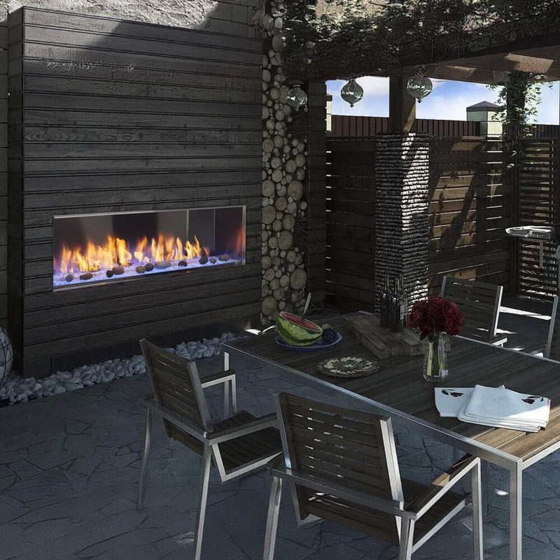 Majestic Lanai 48" Single Sided Linear Outdoor Gas Fireplace [ODLANAIG-48] (SAK95127)