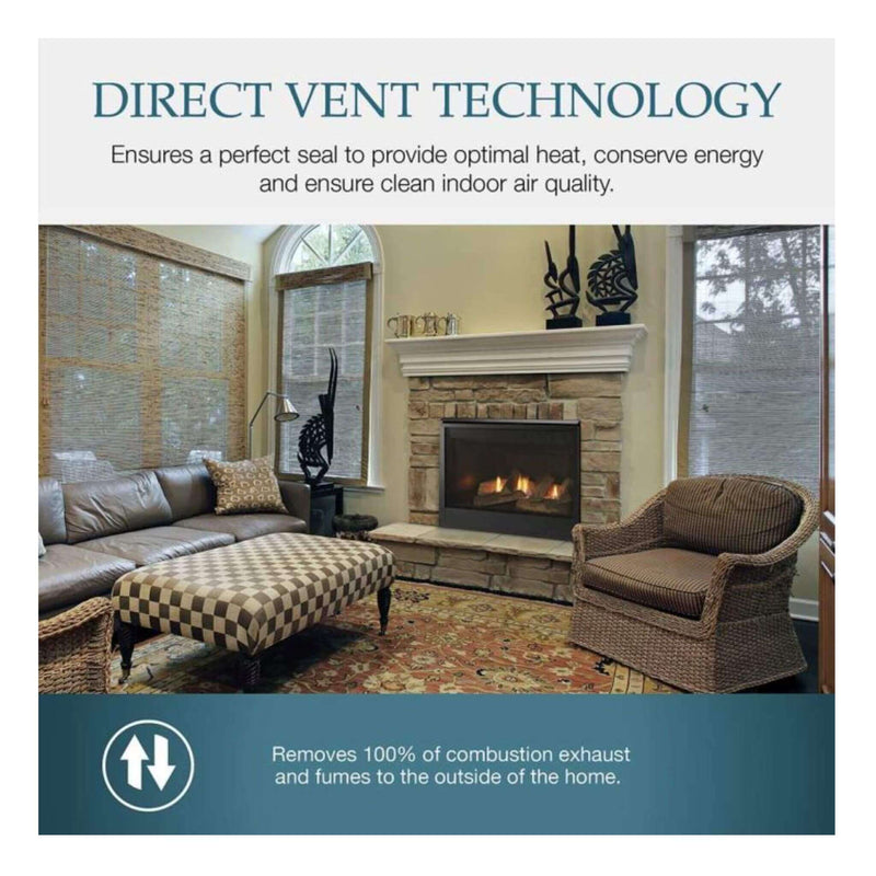 Majestic Mercury 32-Inch Direct Vent Natural Gas Fireplace [MERC32IN] (SAK15031)