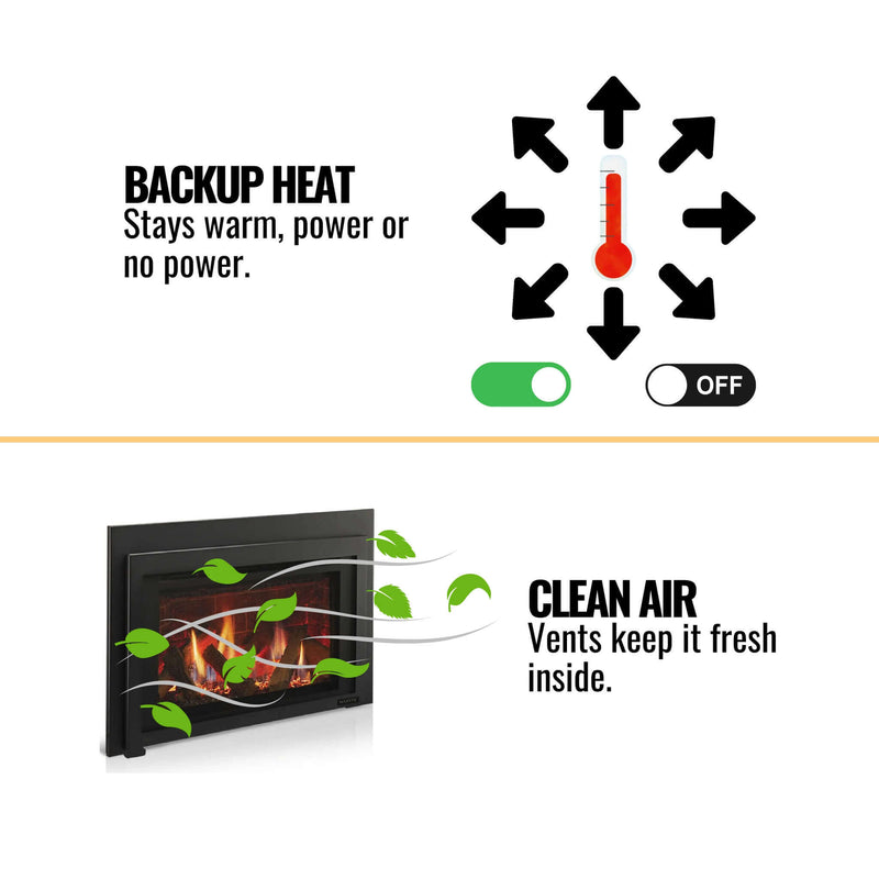 Majestic Ruby 25" Direct Vent Insert [RUBY25IN/IL] (SAK78432)