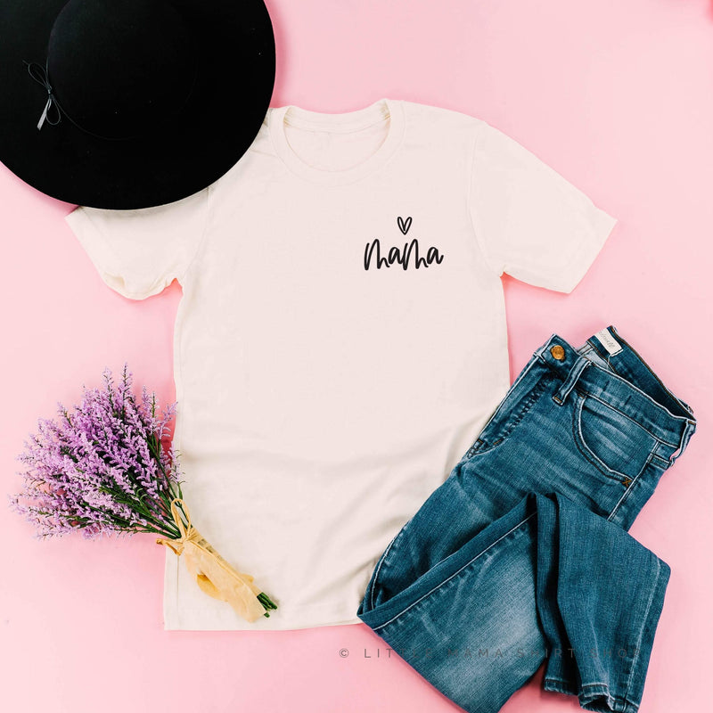 Mama - (Heart Above) - Unisex Tee