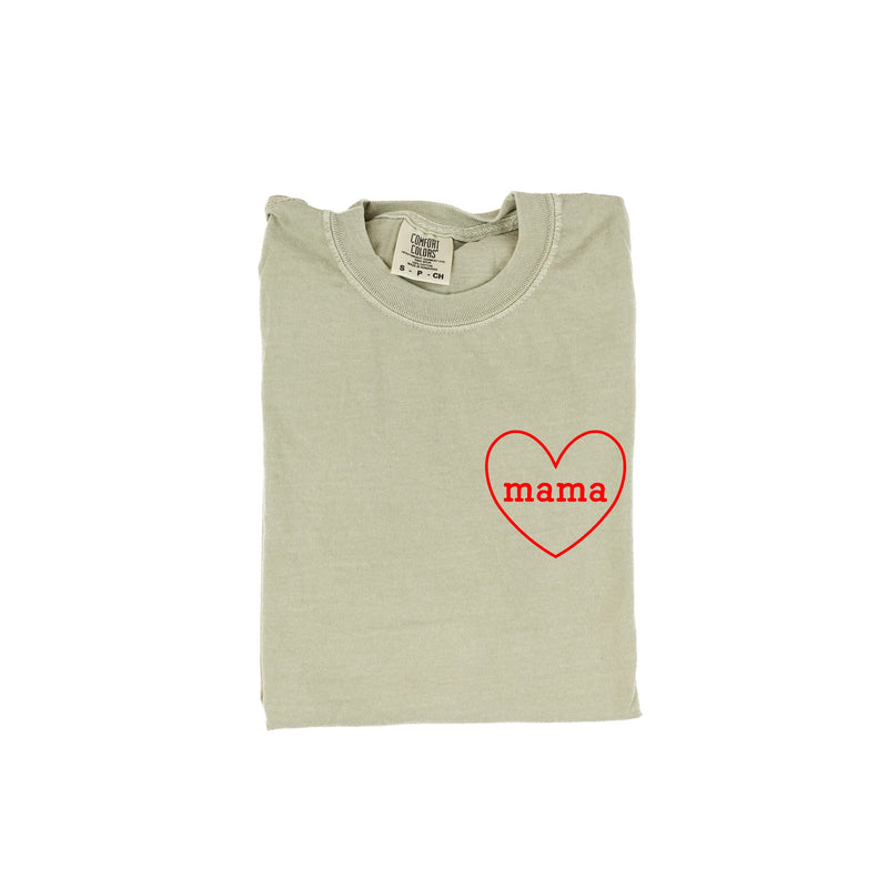 Mama (Heart Around) - Comfort Colors Tee