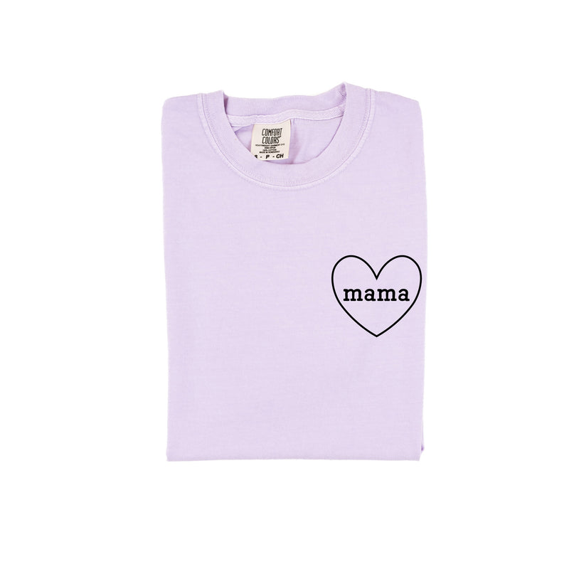 Mama (Heart Around) - Comfort Colors Tee
