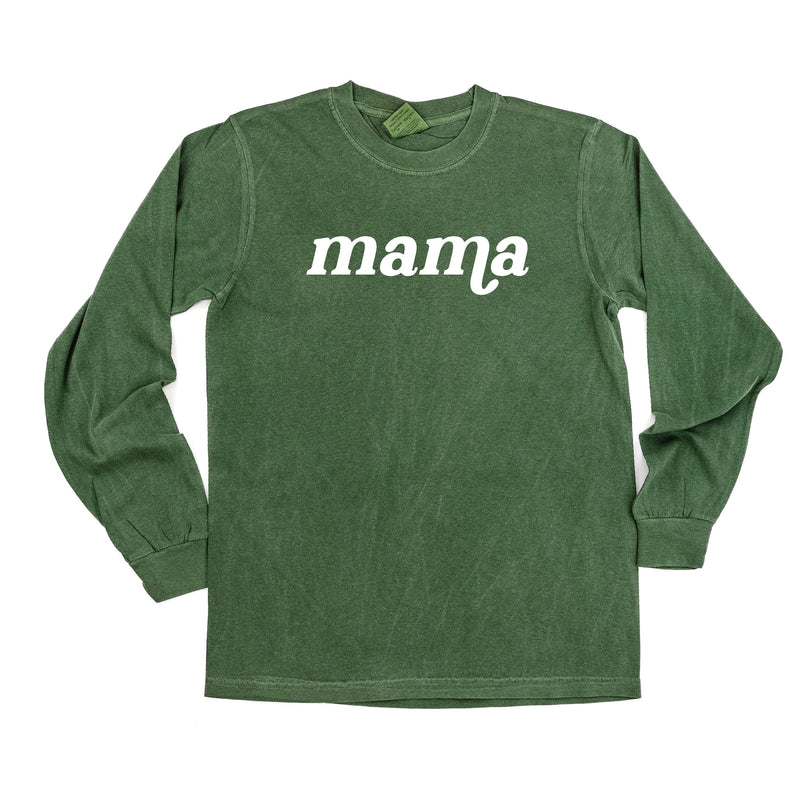 LONG SLEEVE COMFORT COLORS TEE w/ Puff Print MAMA