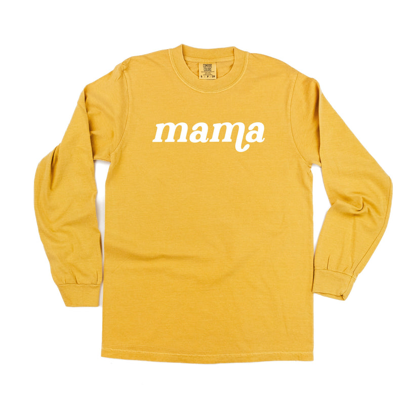 LONG SLEEVE COMFORT COLORS TEE w/ Puff Print MAMA