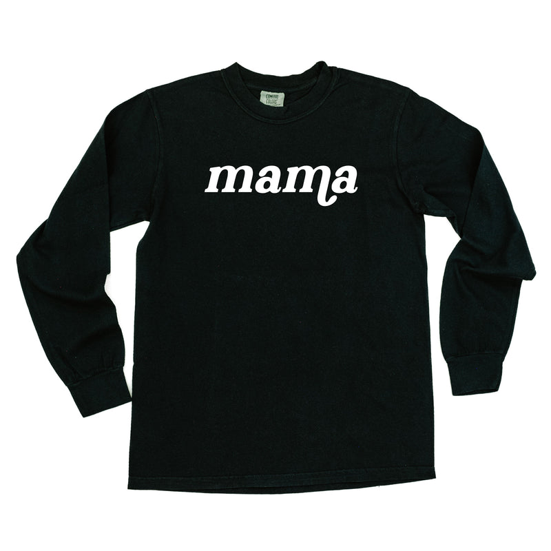 LONG SLEEVE COMFORT COLORS TEE w/ Puff Print MAMA