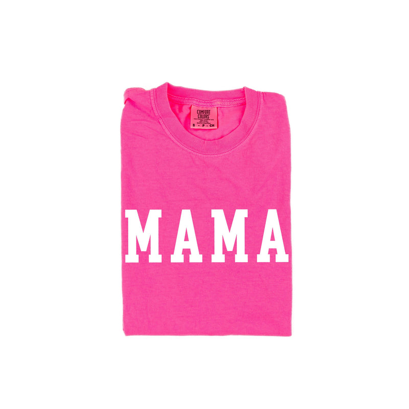 Mama - Varsity - Comfort Colors Tee