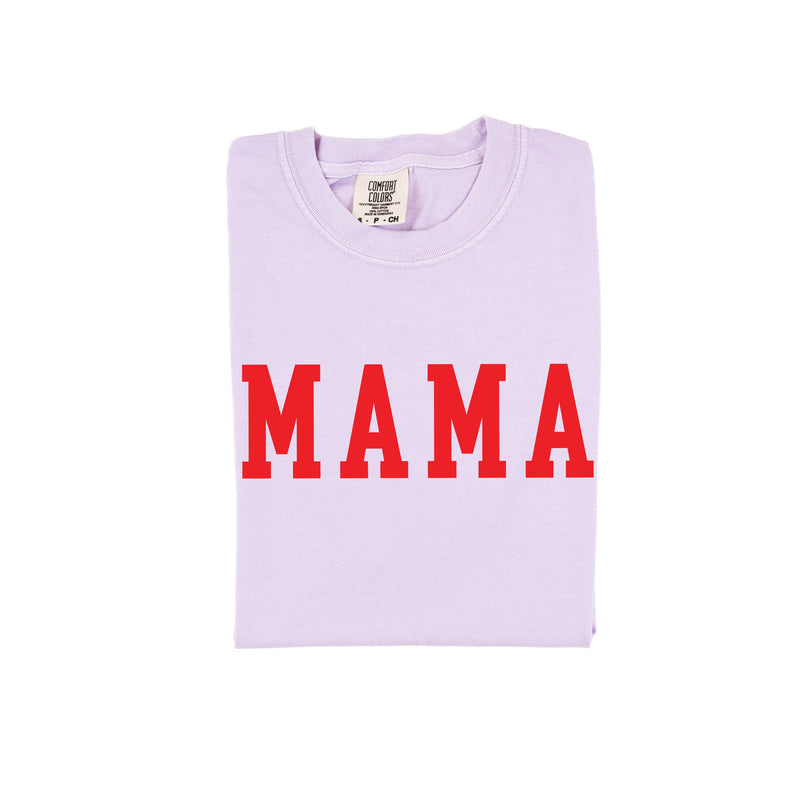 Mama - Varsity - Comfort Colors Tee