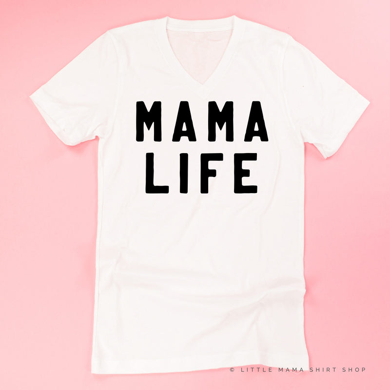MAMA LIFE - (Block Font) - Unisex Tee