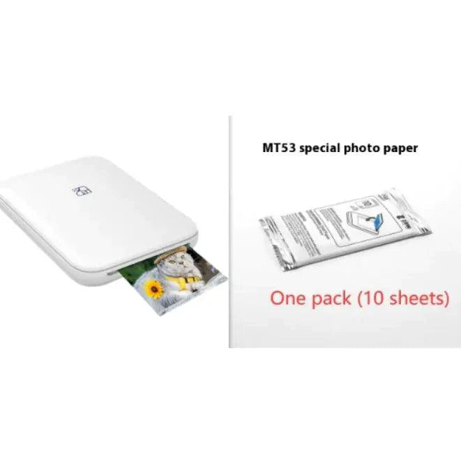 Portable Bluetooth Photo Printer for On-The-Go Printing