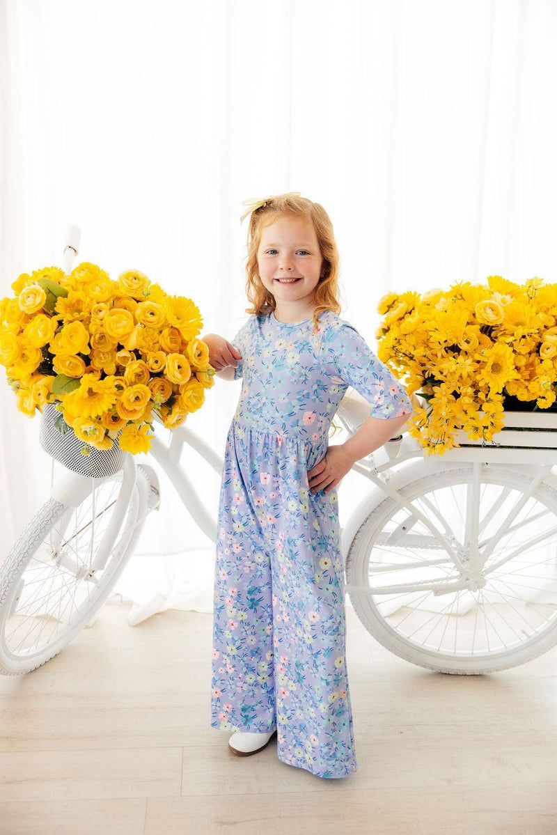 Petal Party Wide Leg Jumpsuit