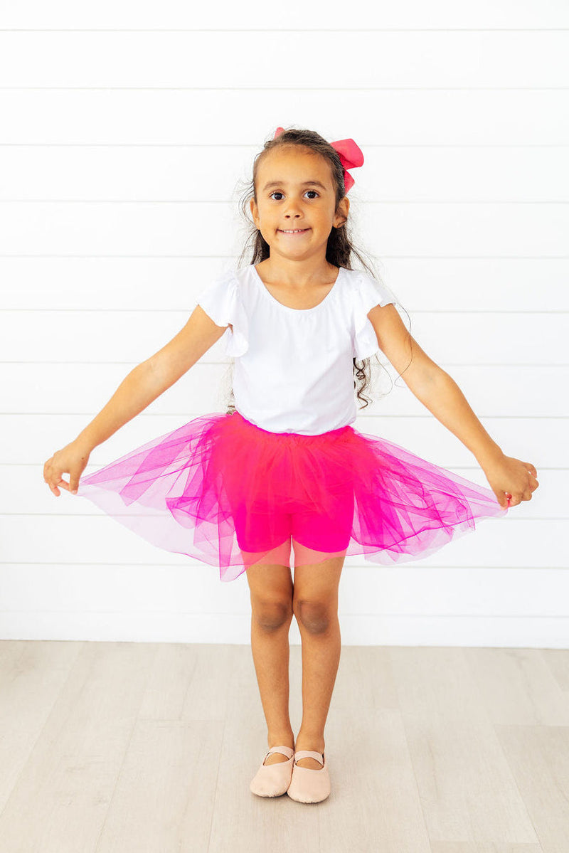 Hot Pink Tutu Shorts