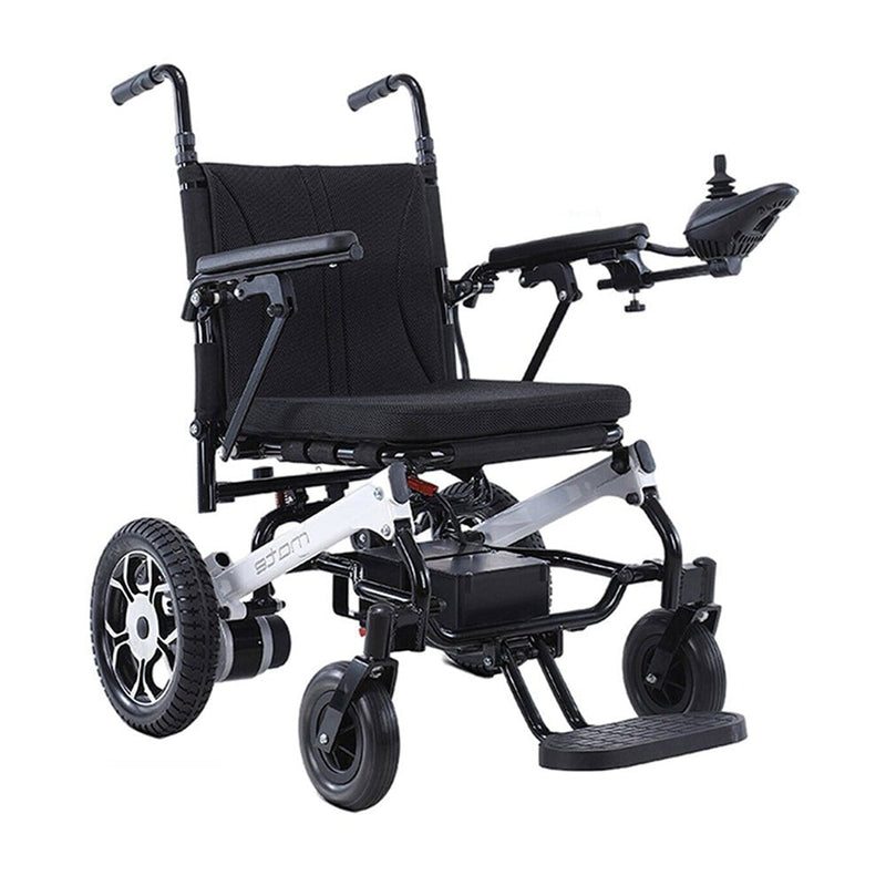 Mate Lightweight Foldable Electric Dual Motor Power Motorized Mobility Wheelchair, 250LBS (SAK79245)