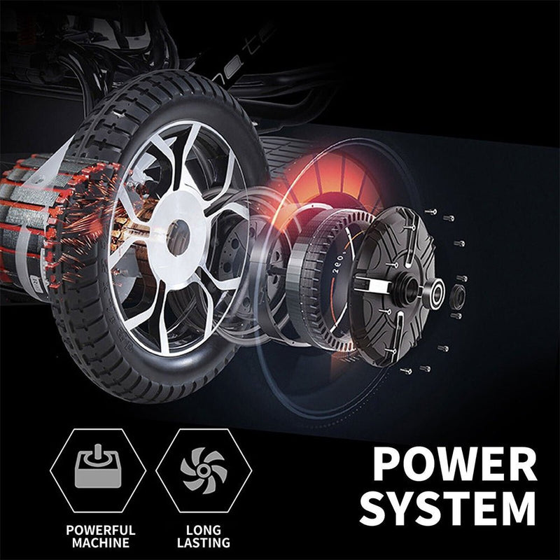 Mate Lightweight Foldable Electric Dual Motor Power Motorized Mobility Wheelchair, 250LBS (SAK79245)