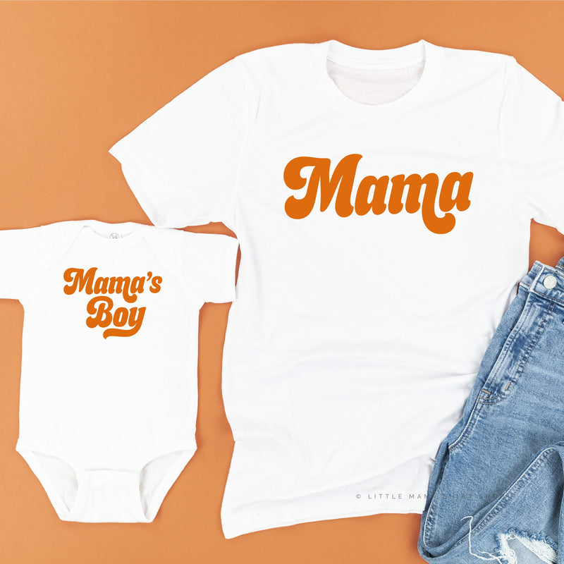 Retro Mama + Mama's Boy - Set of 2 Shirts