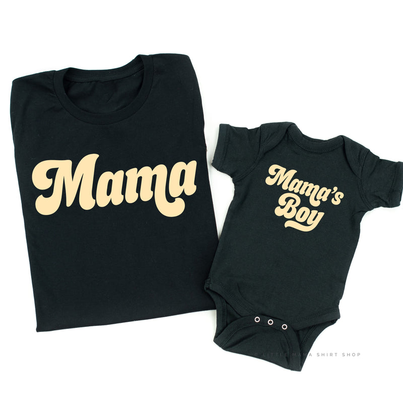 Retro Mama + Mama's Boy - Set of 2 Shirts