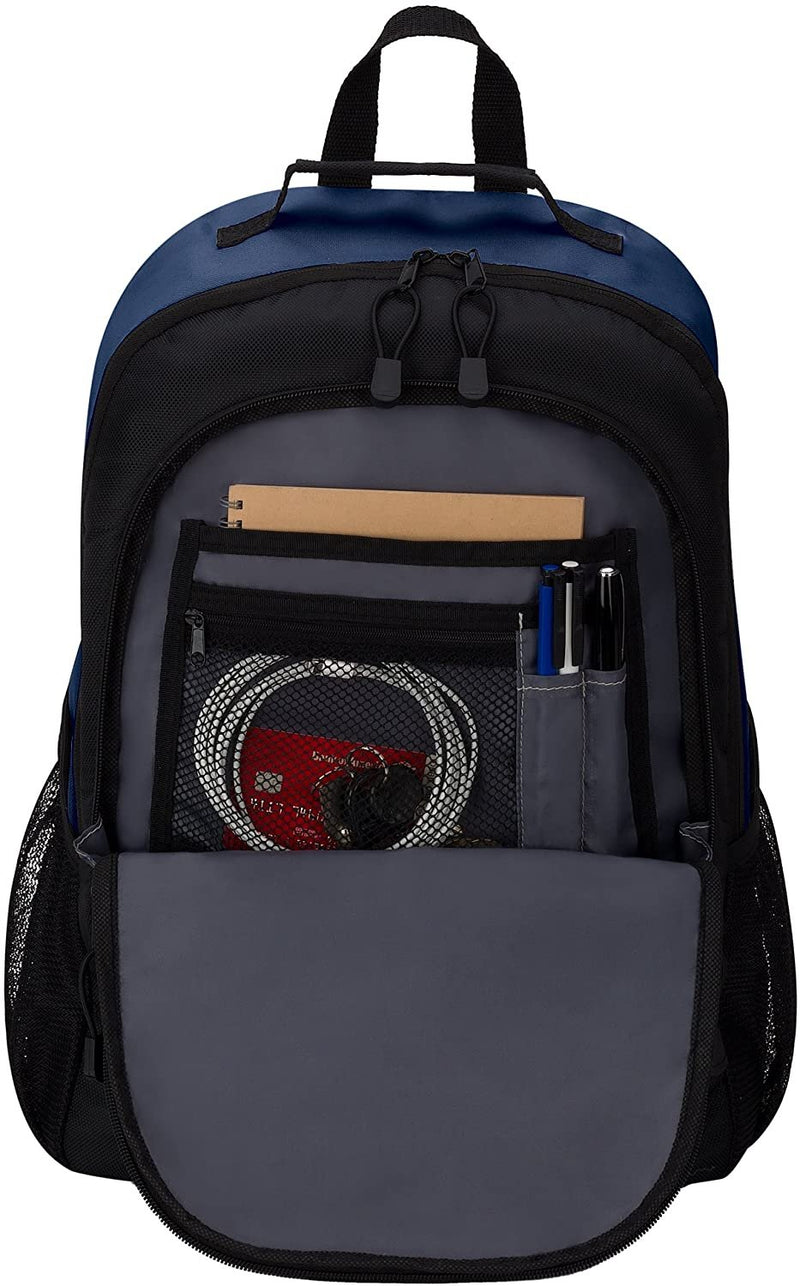 Houston Texans Backpack Premium Embroidered Heavy Duty Scorcher Design, 18.5x12.5x5 Inch