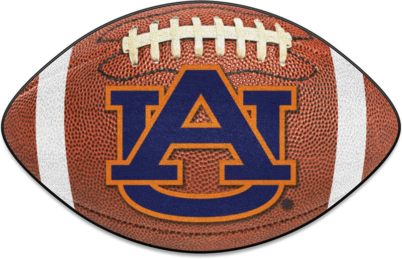 Auburn University Tigers Floor Mat Area Rug, 20x32 Inch, Non-Skid Backing, Football Design