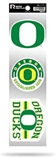 Oregon Ducks 3 Piece Retro Spirit Decals Premium Throwback Stickers