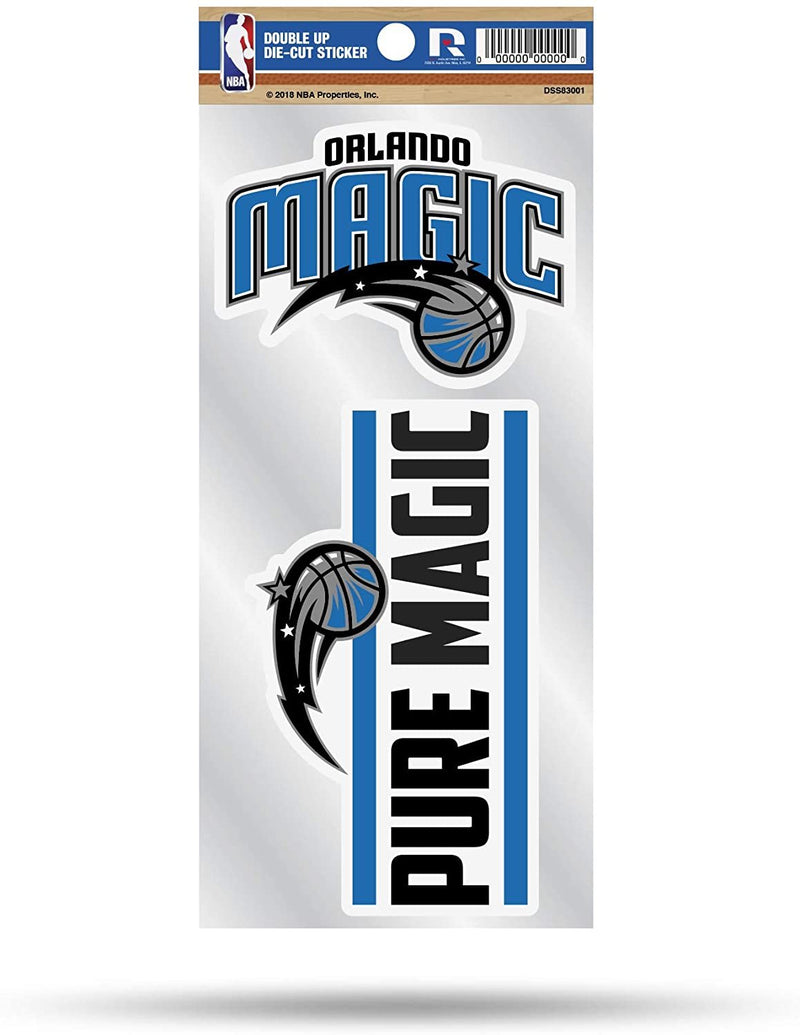 Orlando Magic Double Up Die Cut 2-Piece Sticker Sheet