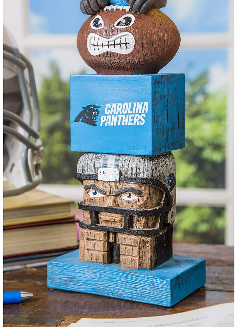 Carolina Panthers 16 Inch Tiki Totem Garden Statue Resin Outdoor Decoration