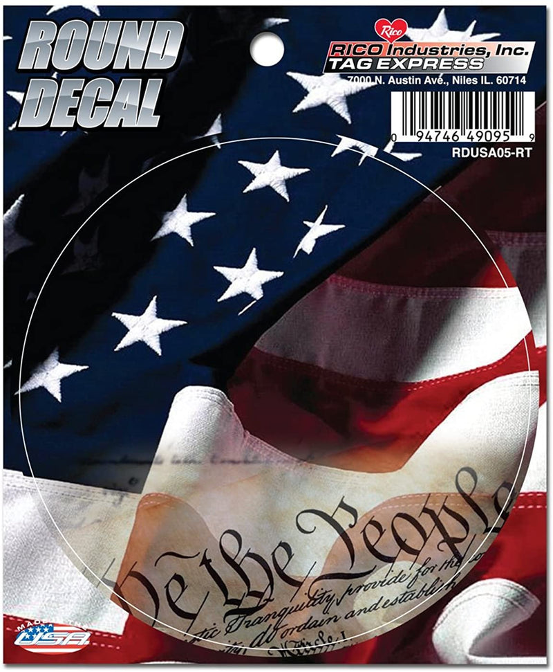 Rico Industries Olympics USA Round Vinyl Decal