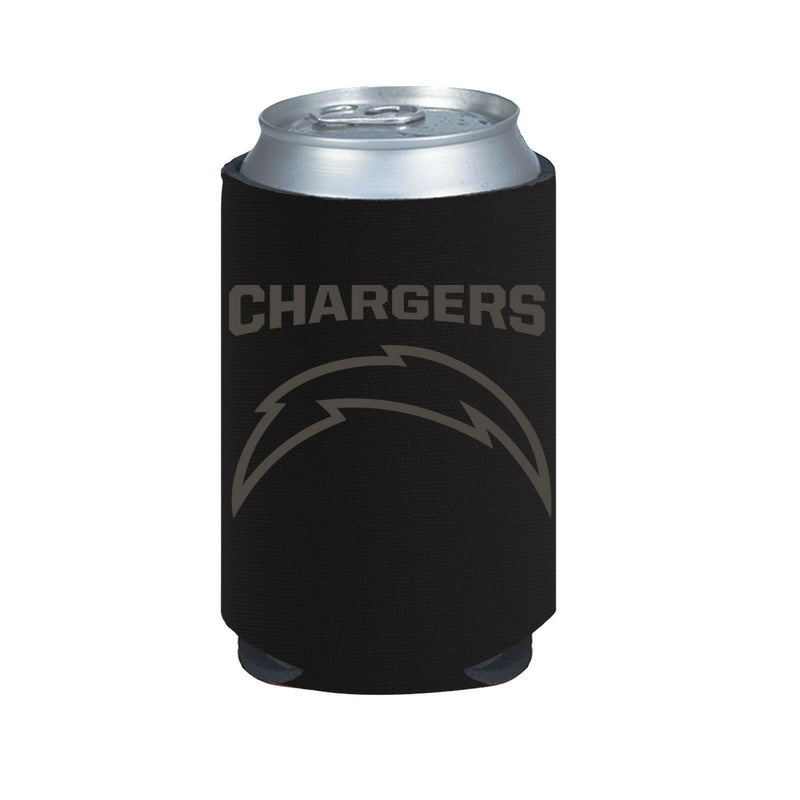 Los Angeles Chargers 2-Pack BLACK TONAL CAN Koozie Neoprene Holder Football